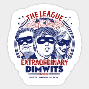 The League of Extraordinary Dimwits Sticker